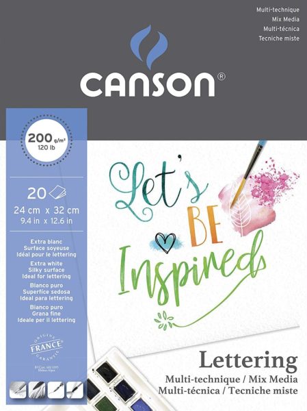 papel-canson-lettering